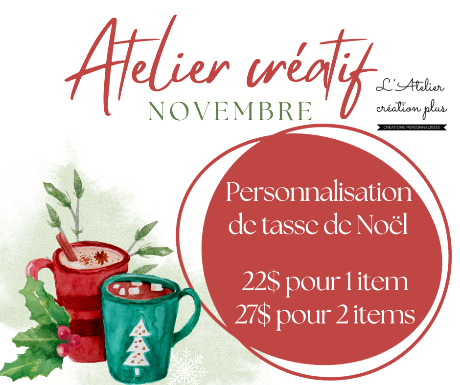 Atelier créatif de novembre