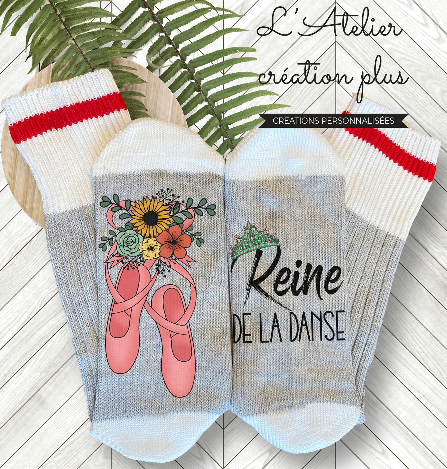 Bas style chalet "Reine de la danse"