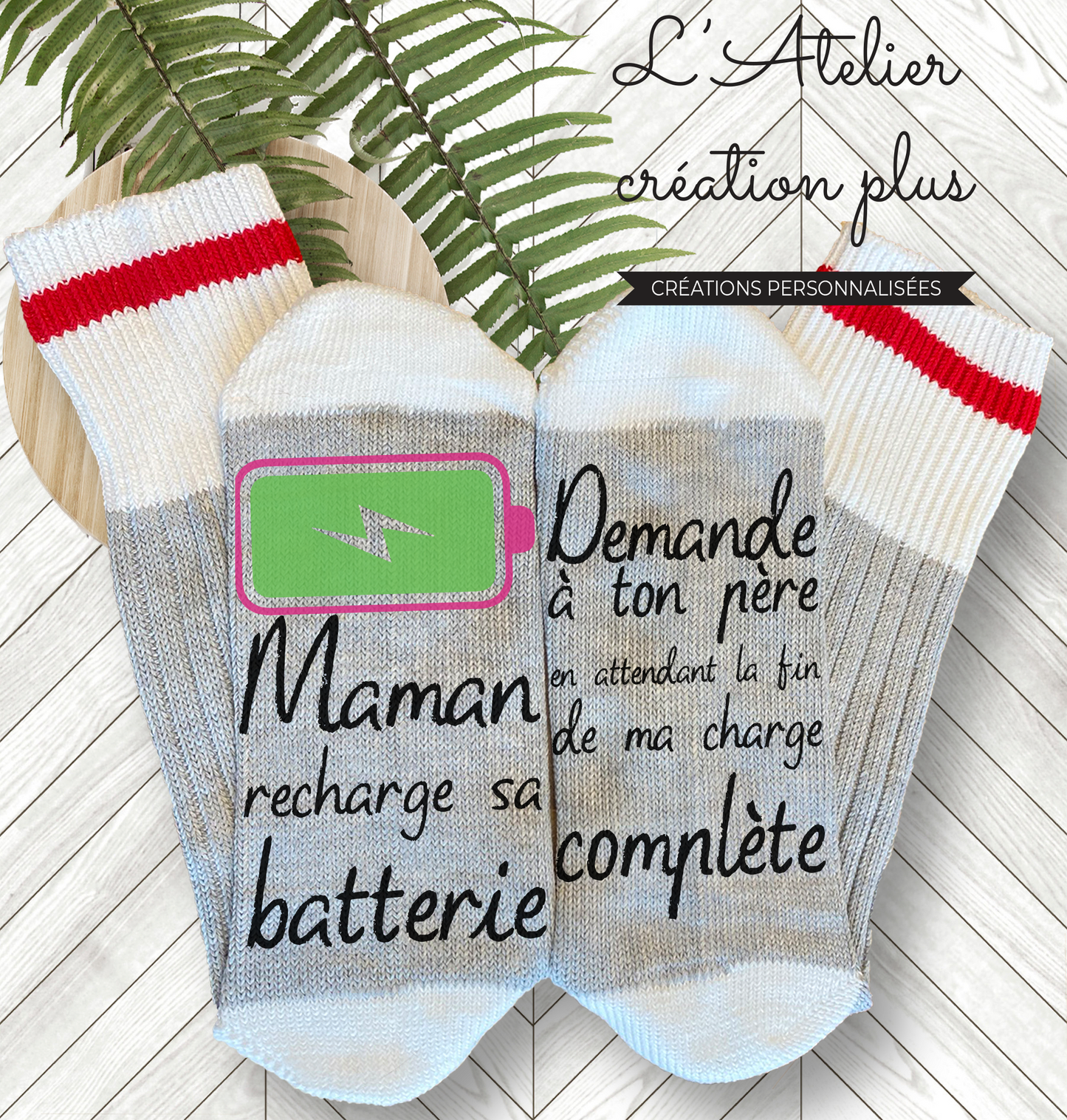 Bas style chalet "Maman recharge"