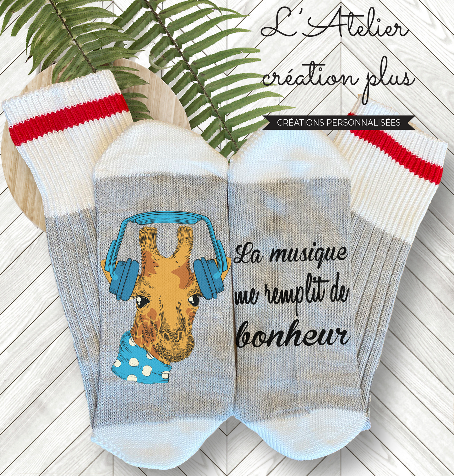 Bas style chalet "La musique me remplit de bonheur"