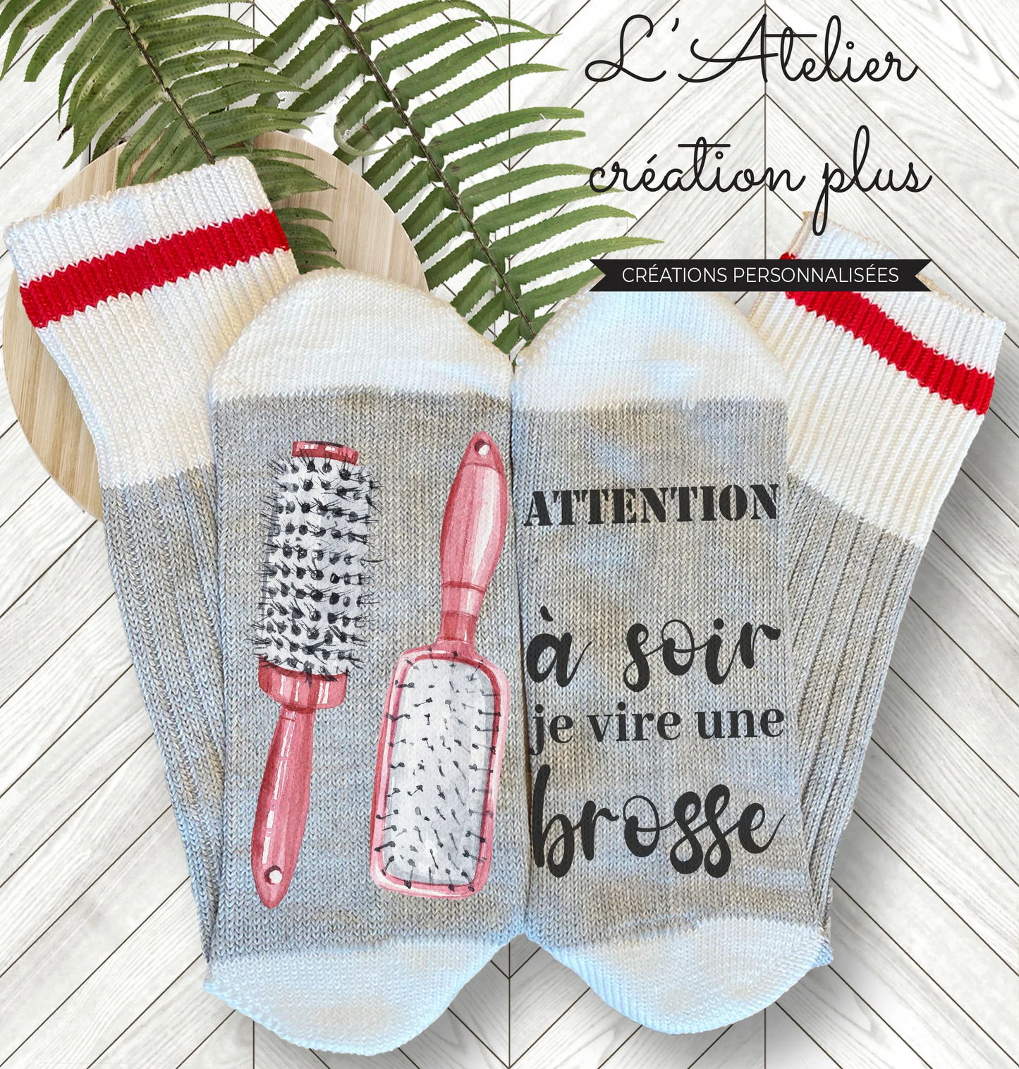 Design Bas "À soir je vire une brosse"
