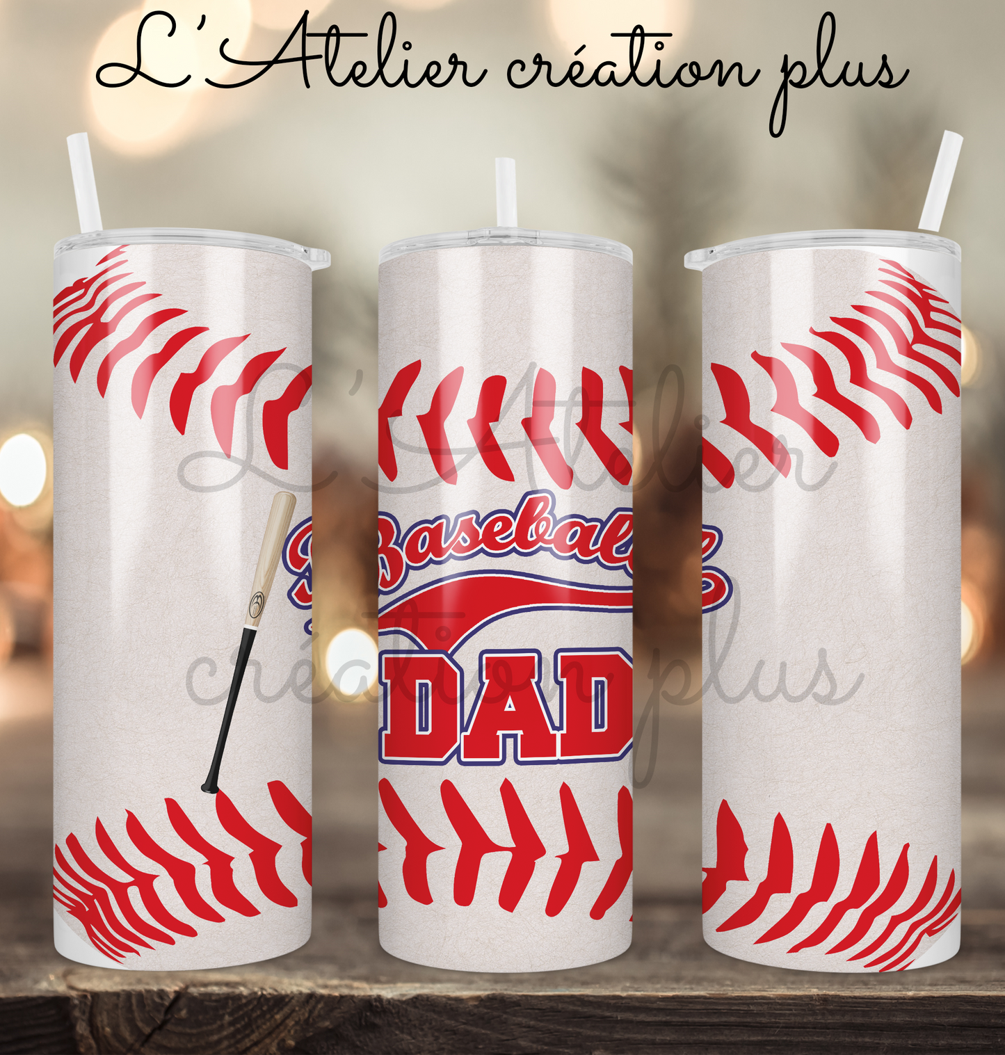Tumbler 20oz "Baseball parent"