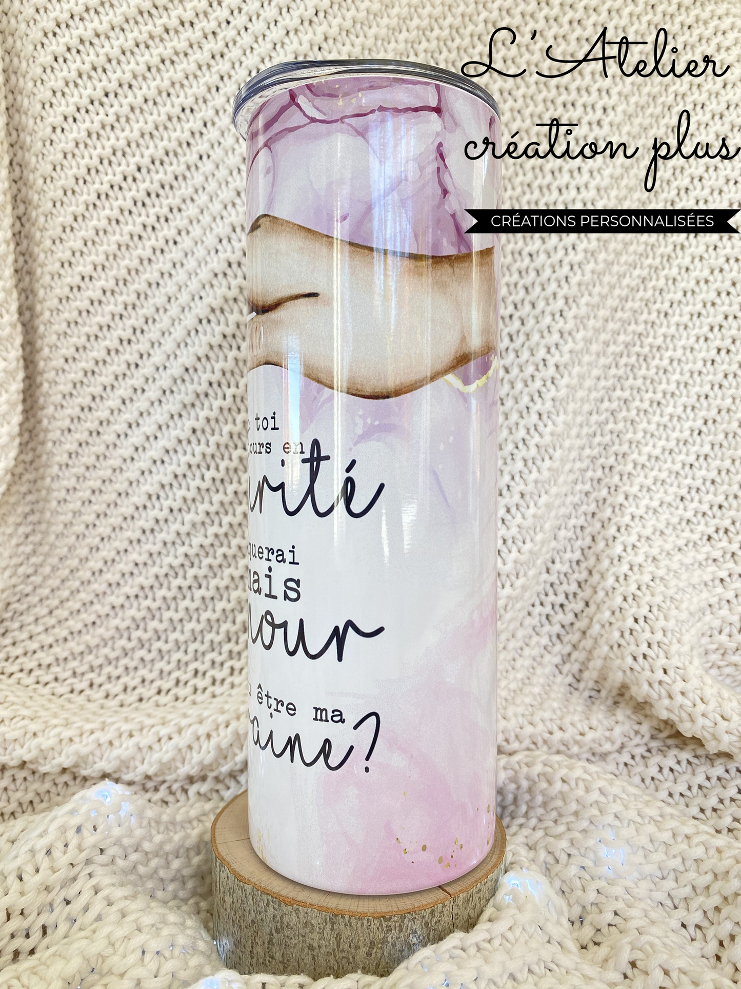 Tumbler 20oz "Demande marraine"