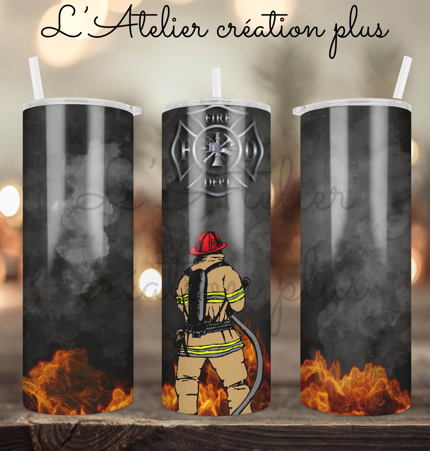Tumbler 20oz "Pompier"
