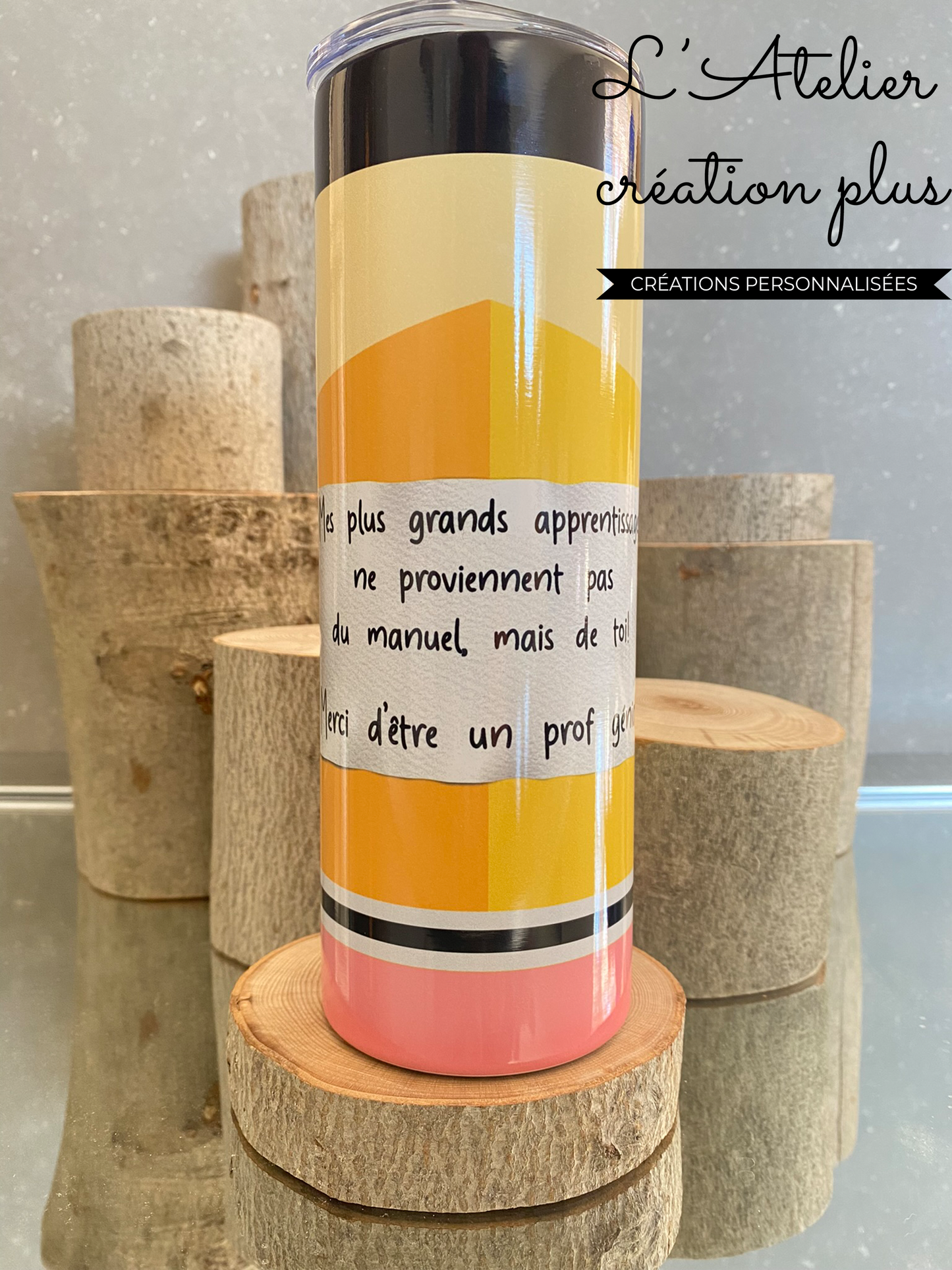 PAP Tumbler 20oz "Plus grands apprentissages"