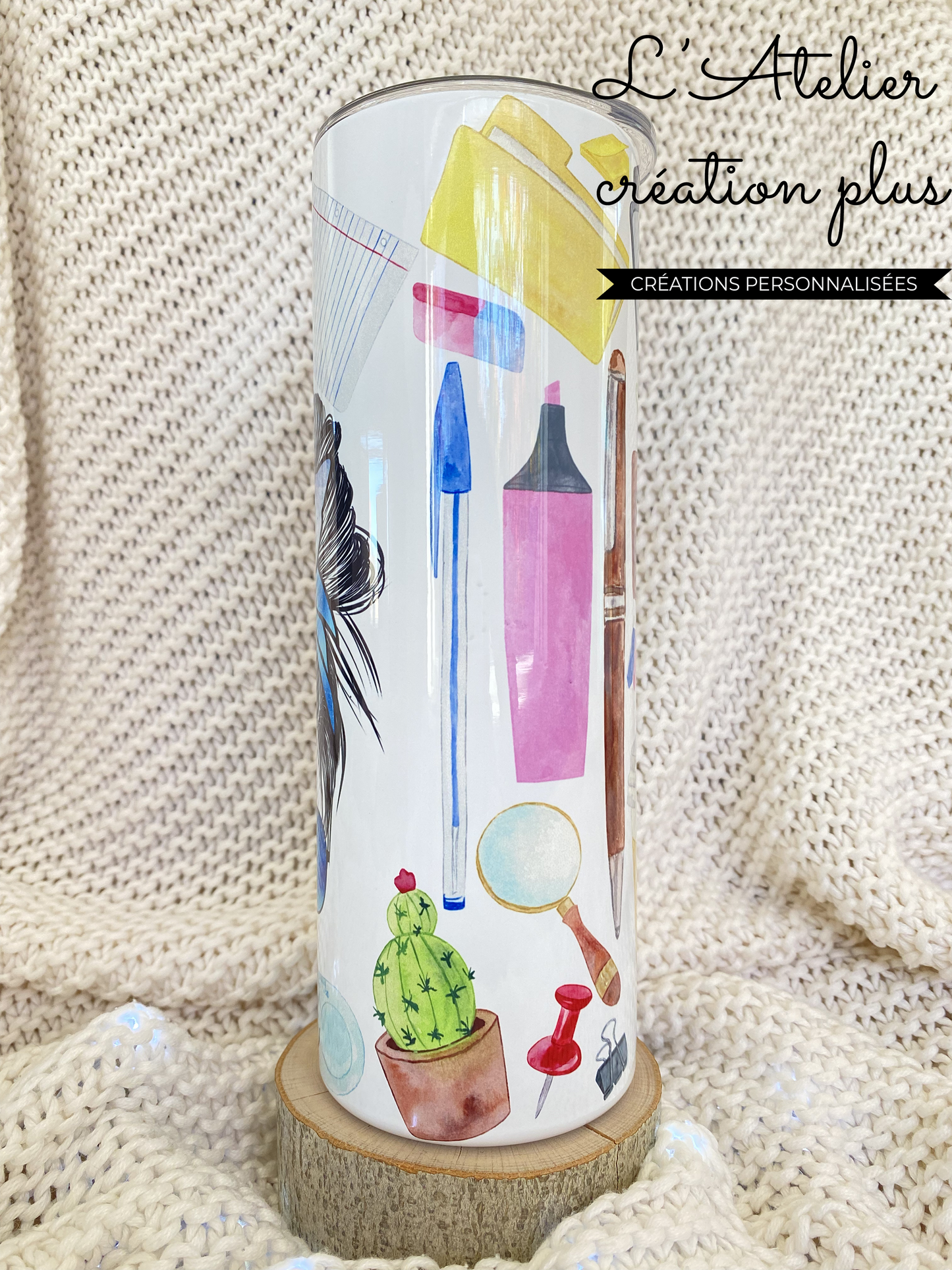 Tumbler 20oz "#secrétaire"