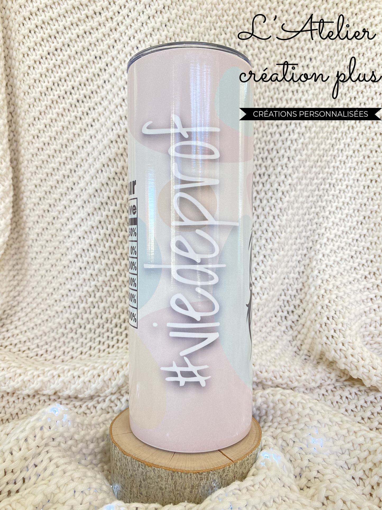 Tumbler 20oz "Vie de prof simple"