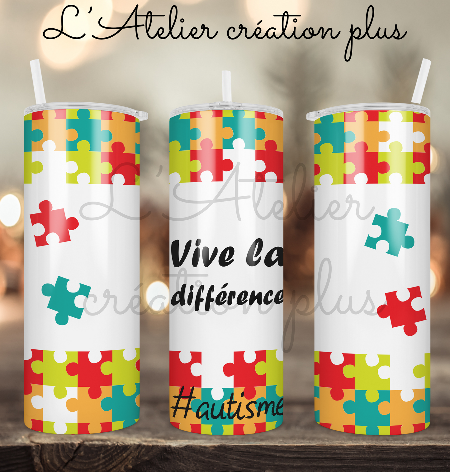 Tumbler 20oz "Vive la différence"