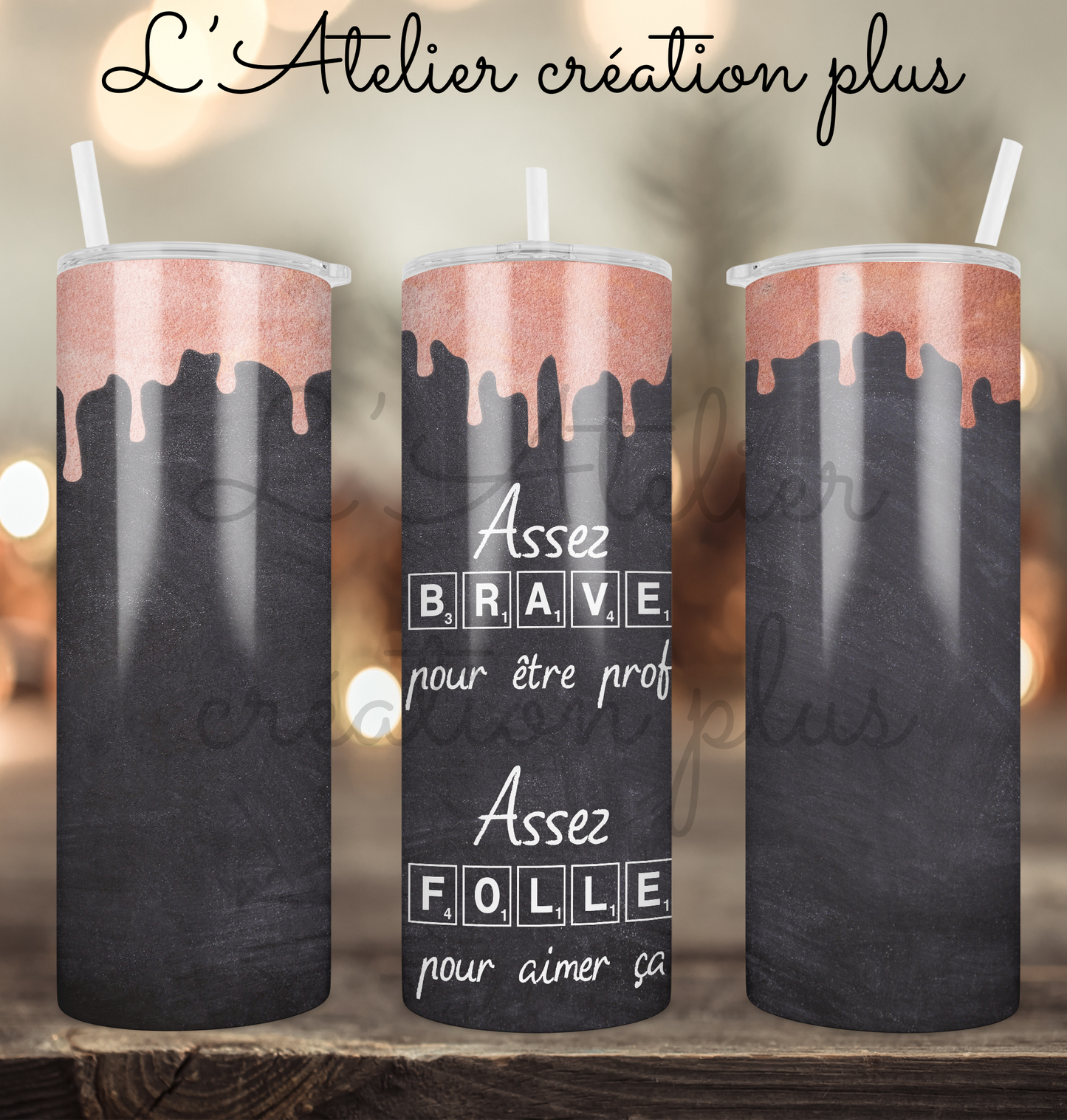 PAP Tumbler 20oz "Brave prof"