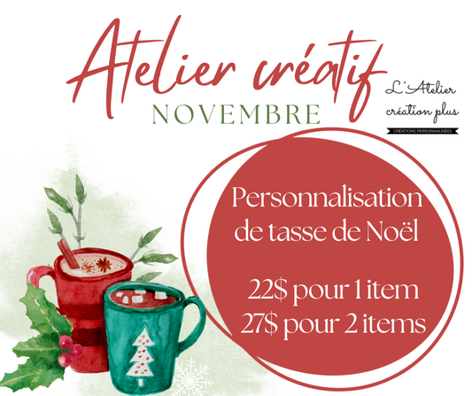 Atelier créatif de novembre