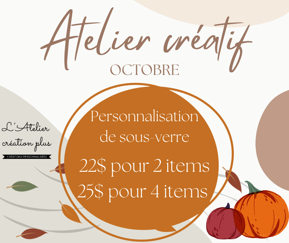 Forfait atelier créatif