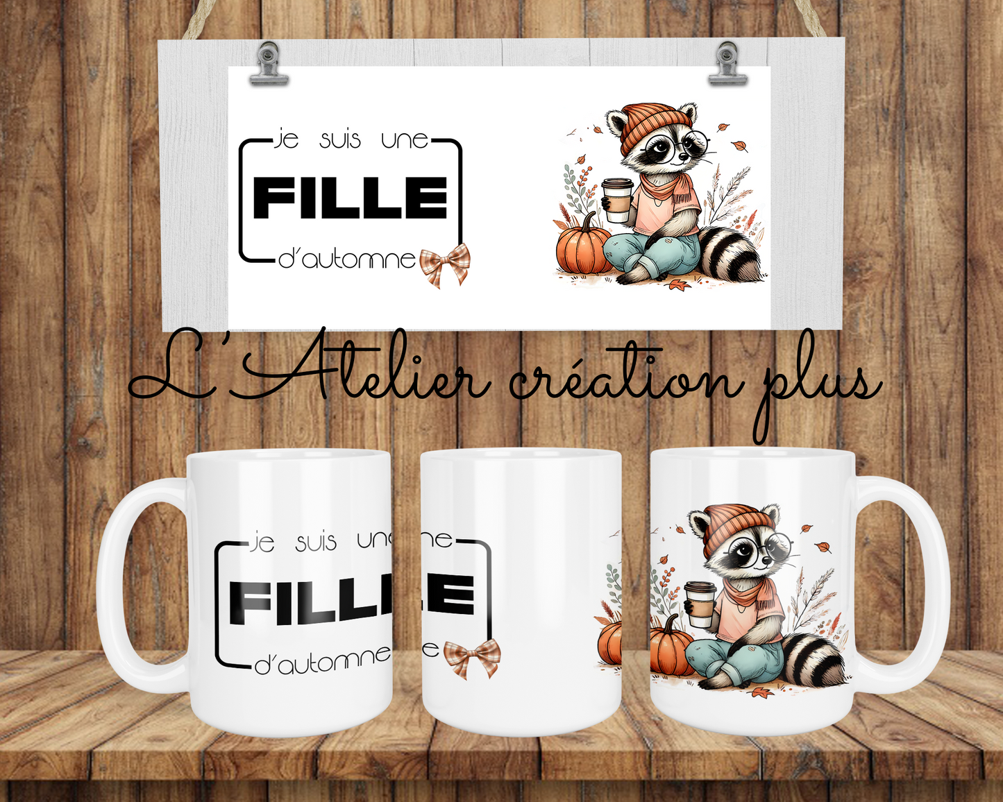 Design Je suis une fille d'automne