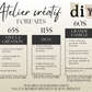 Forfait atelier créatif
