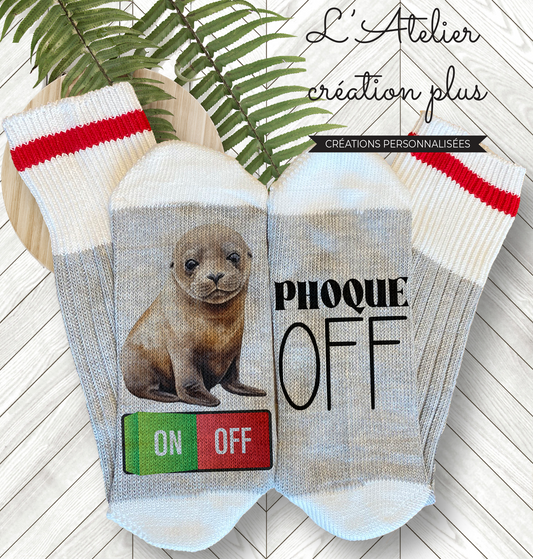 Bas style chalet "Phoque off"