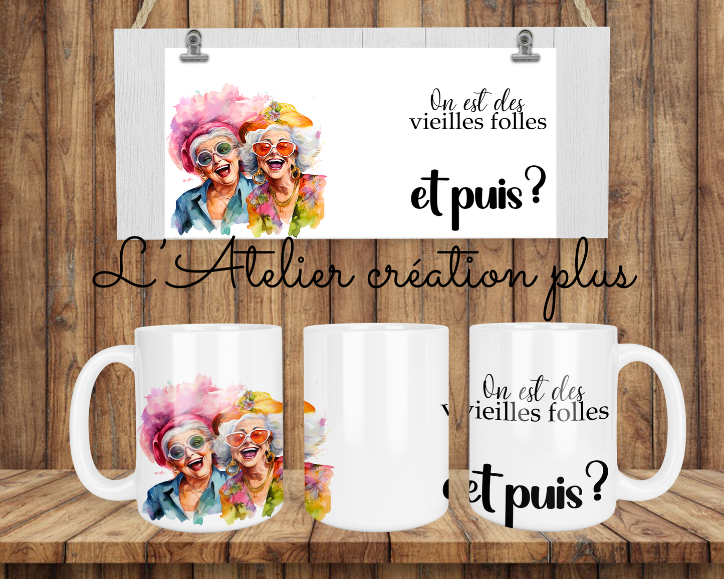 Design Vieilles folles