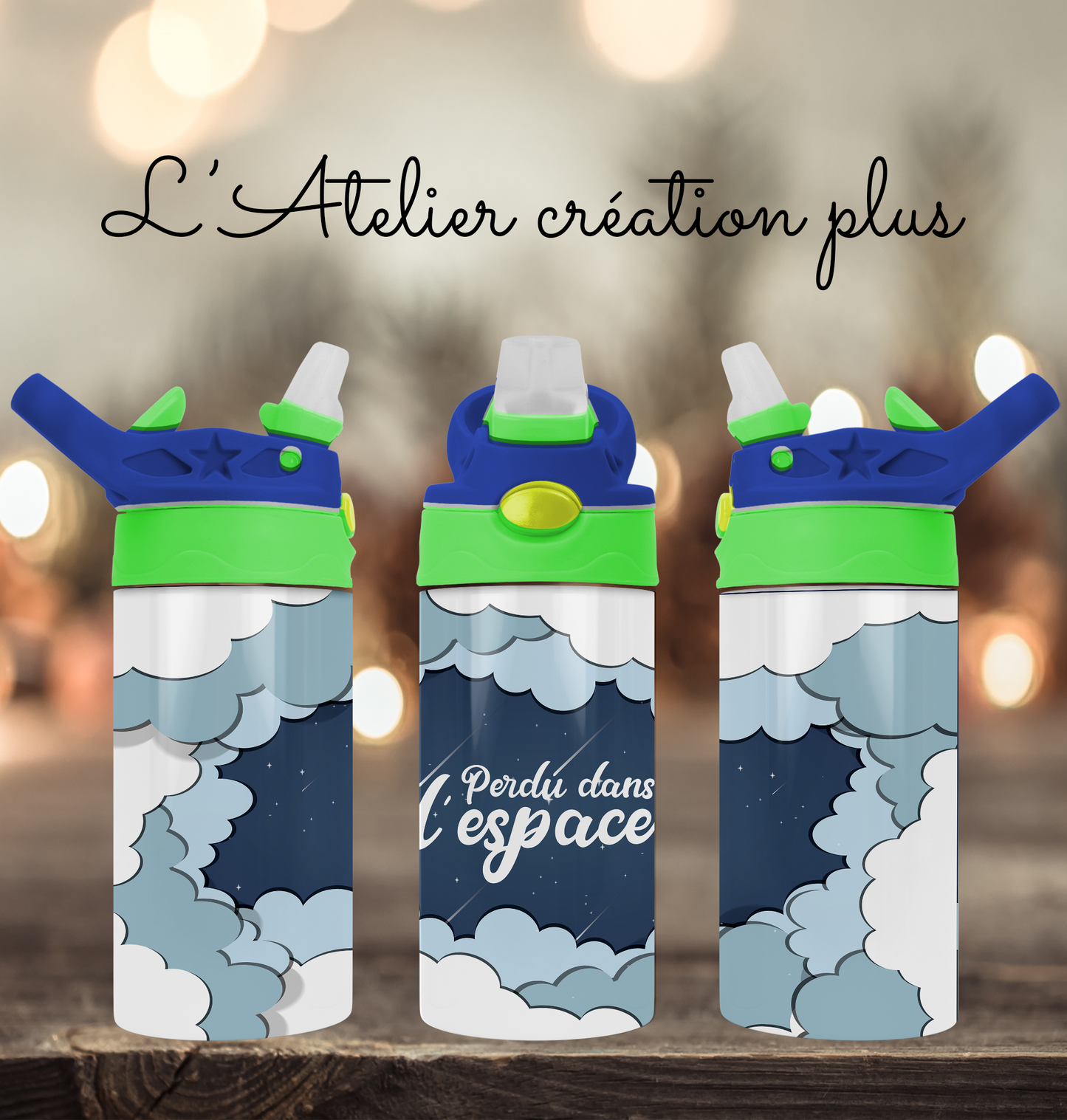 Bouteille enfant "Perdu dans l'espace"