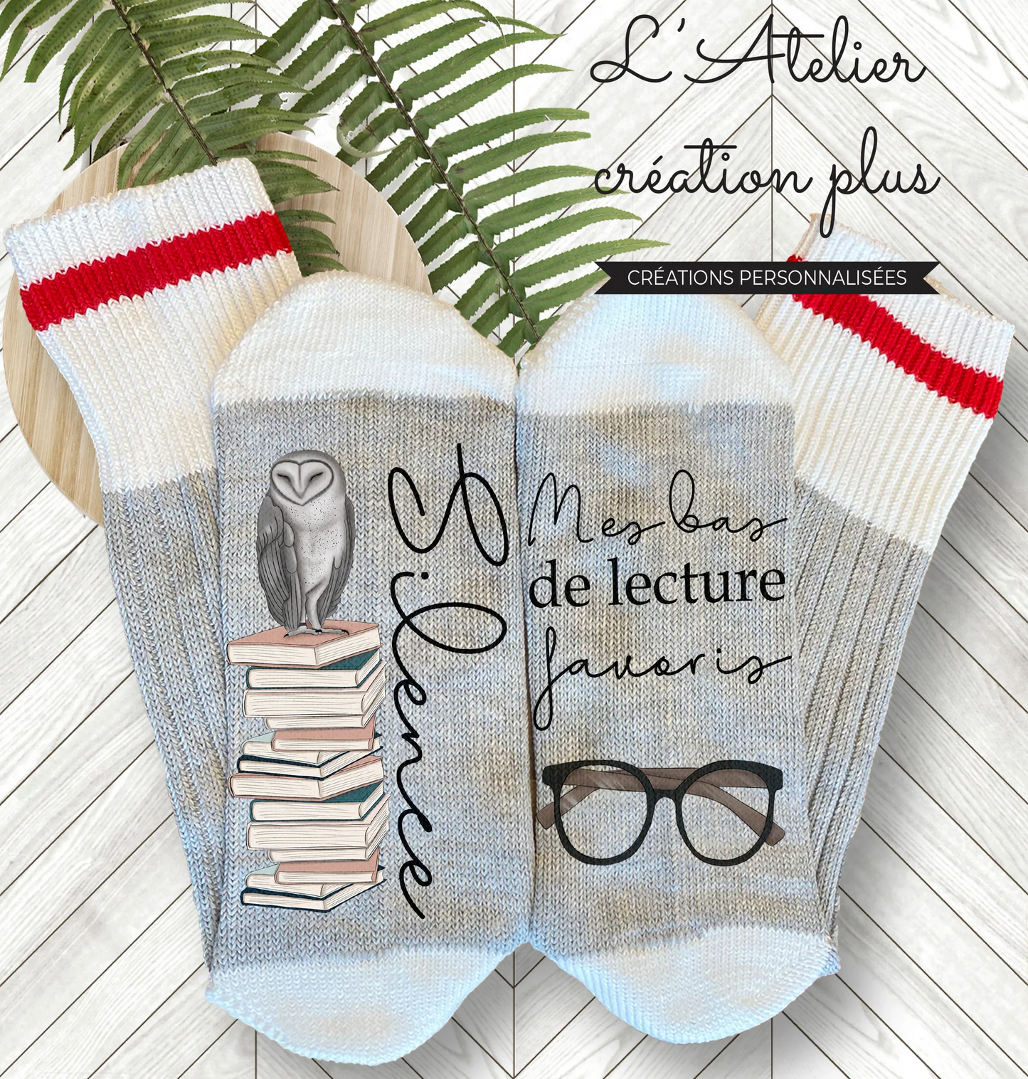 Design Bas "Mes bas de lecture favoris"