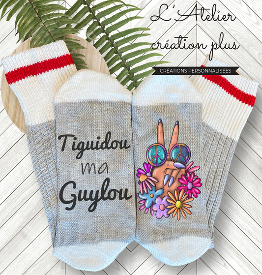 Bas style chalet "Tiguidou ma Guylou"