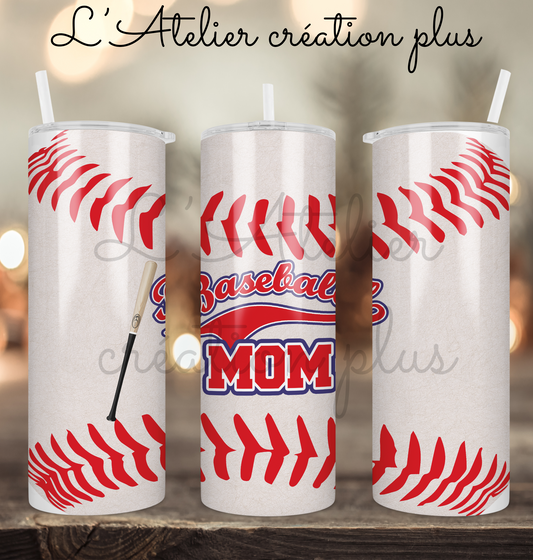 Tumbler 20oz "Baseball parent"