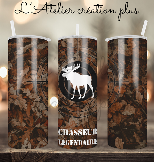 Tumbler 20oz "Chasseur légendaire"