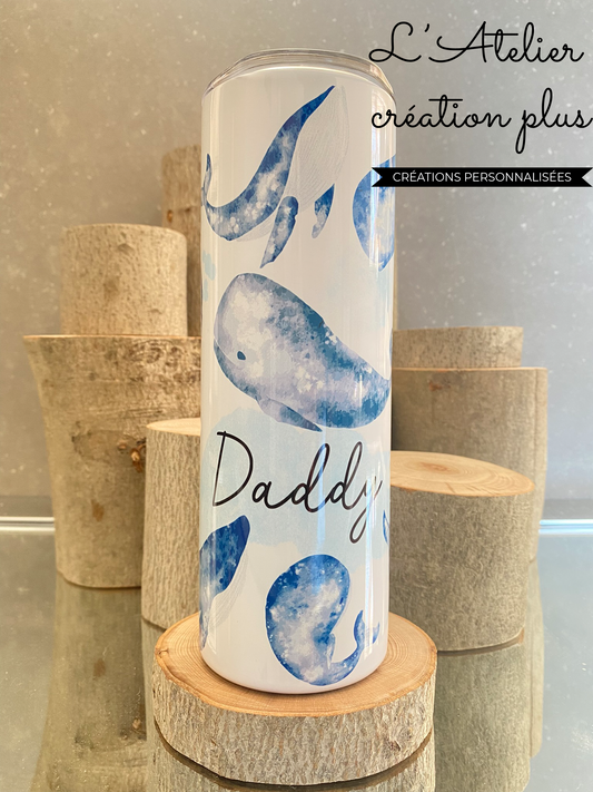 PAP Tumbler 20oz "Daddy baleine"
