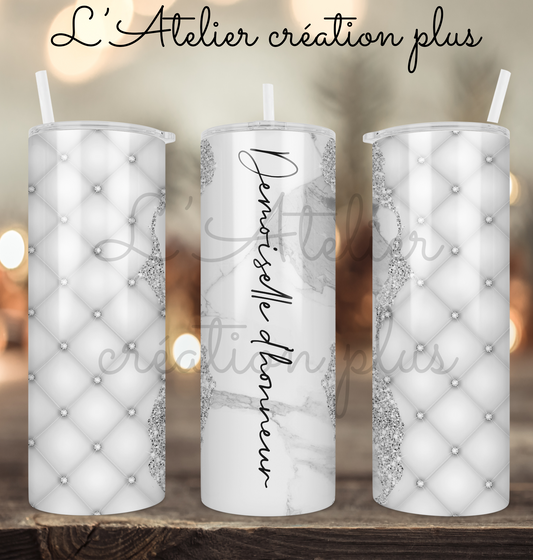 Tumbler 20oz "Demoiselle d'honneur"