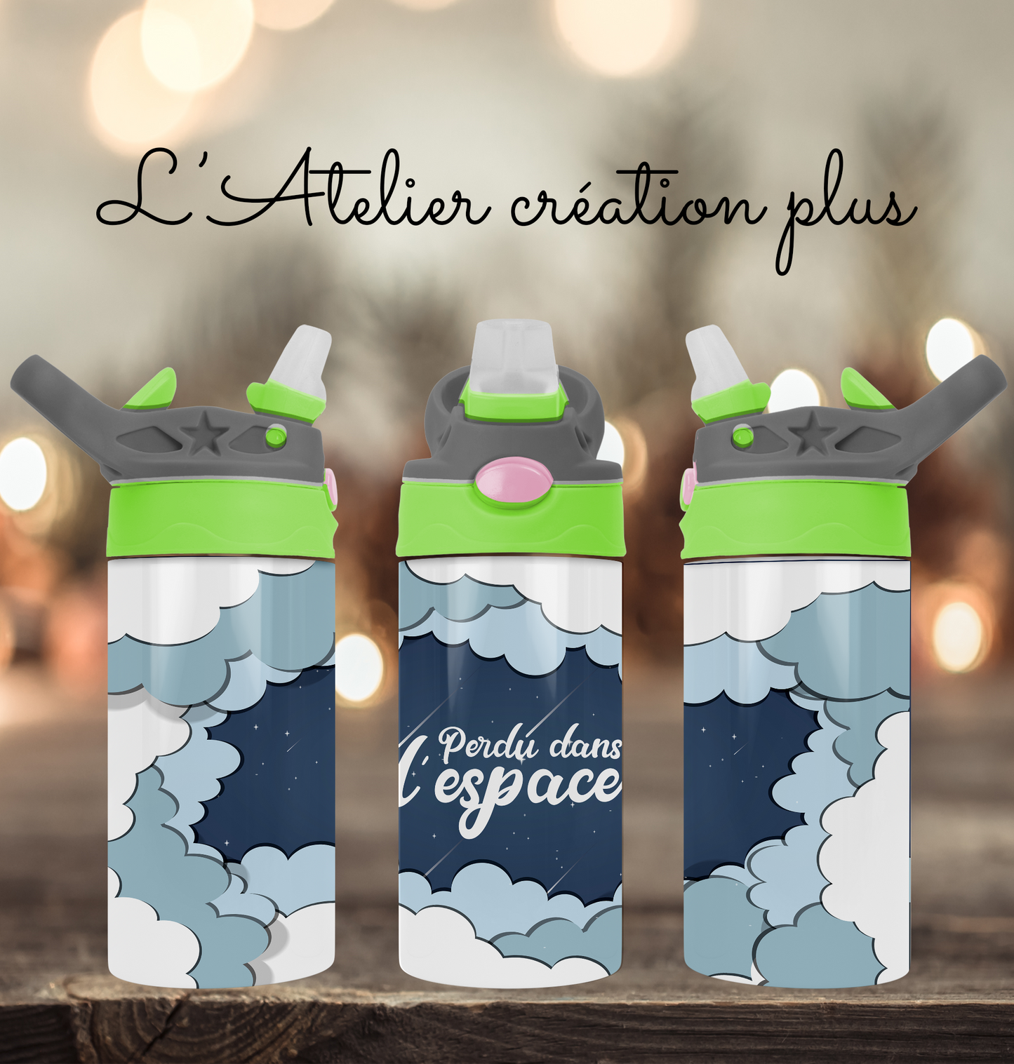 Bouteille enfant "Perdu dans l'espace"