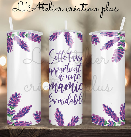 Tumbler 20oz "Mamie formidable"