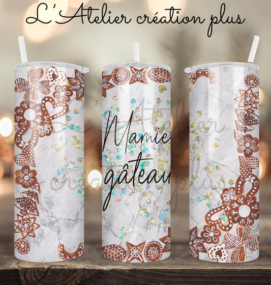 Tumbler 20oz "Mamie gâteau"