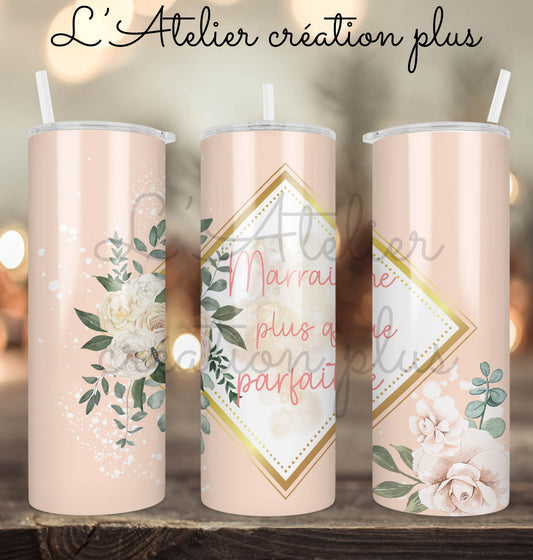 Tumbler 20oz "Marraine plus-que-parfaite"