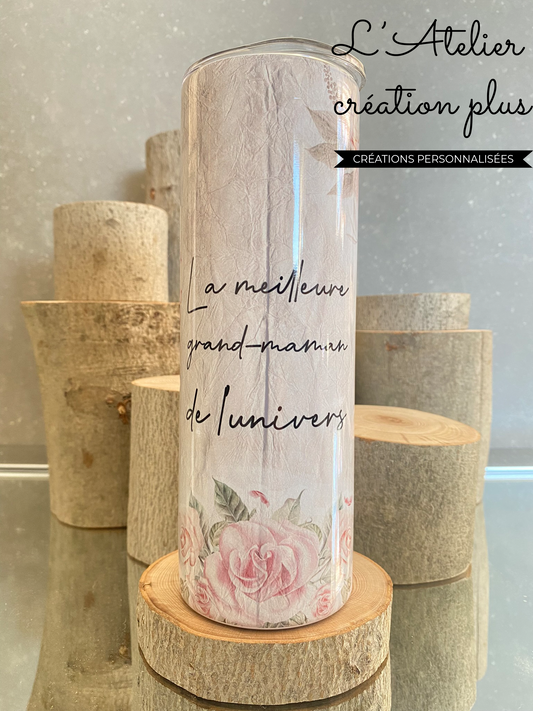 Tumbler 20oz "La meilleure grand-maman de l'univers"