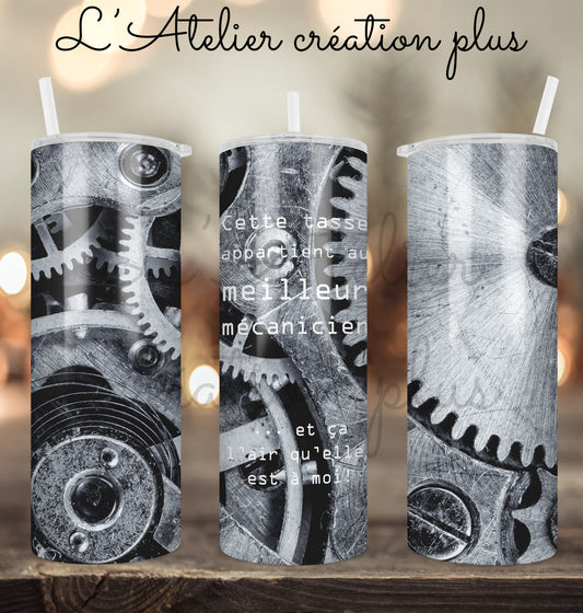 Tumbler 20oz "Meilleur mécanicien"