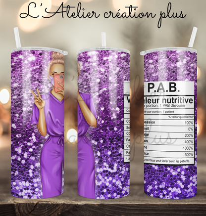 Tumbler 20oz "PAB valeur nutritive"