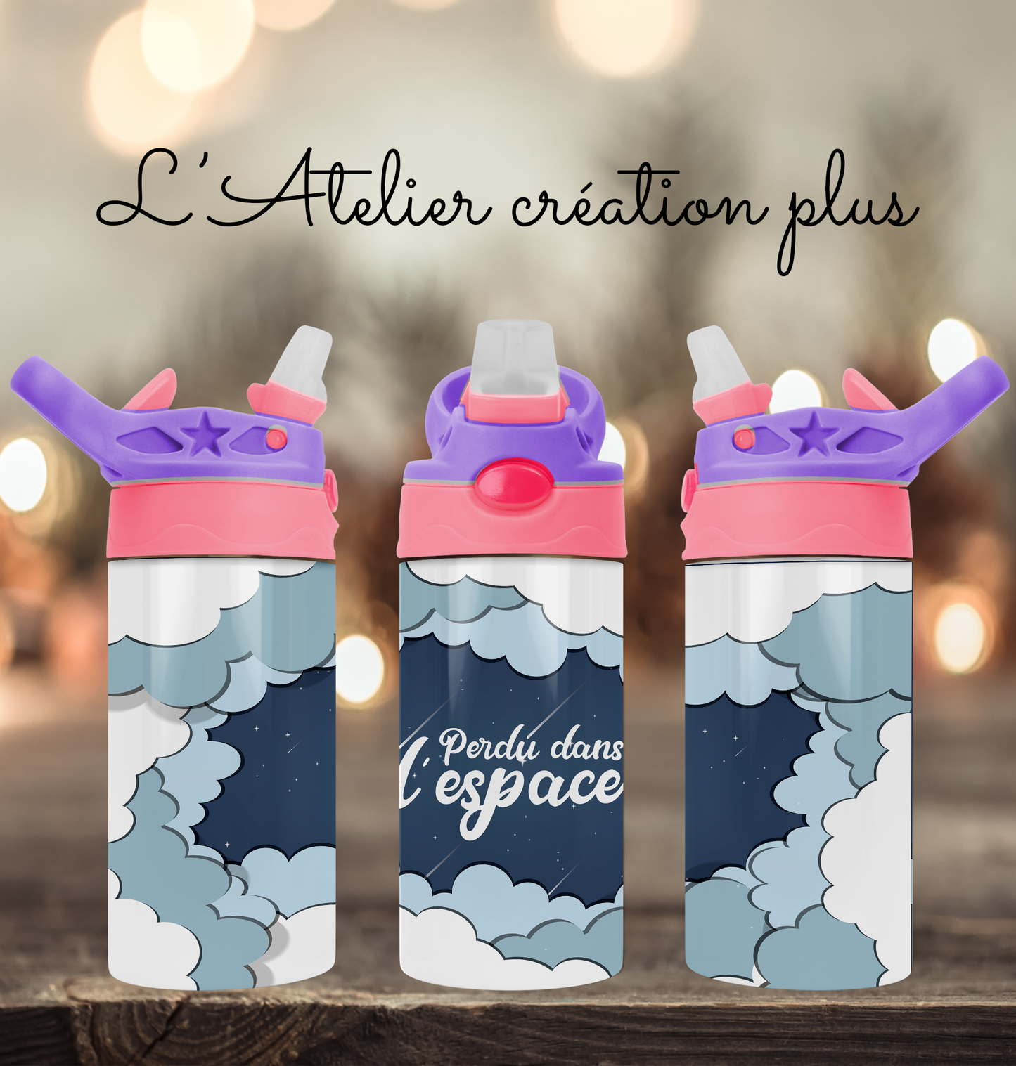 Bouteille enfant "Perdu dans l'espace"