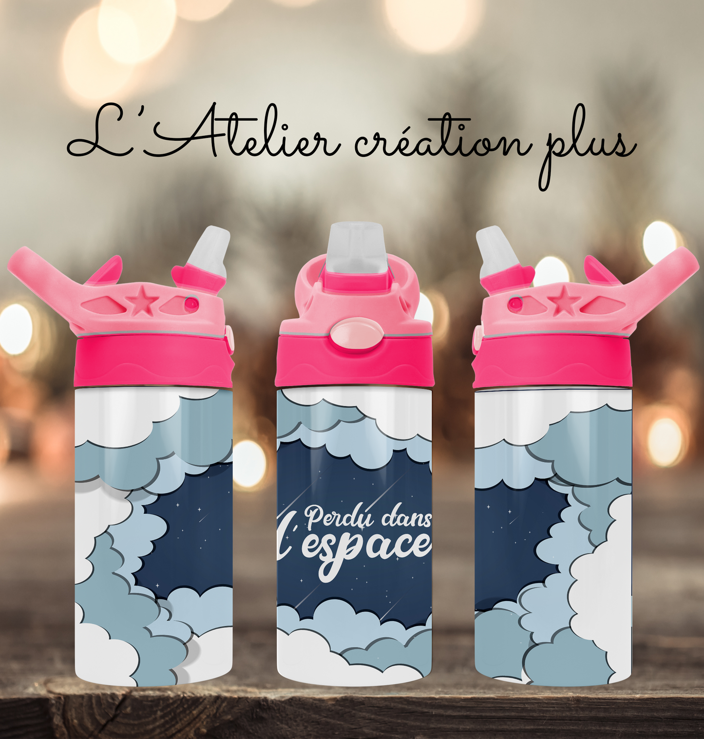 Bouteille enfant "Perdu dans l'espace"