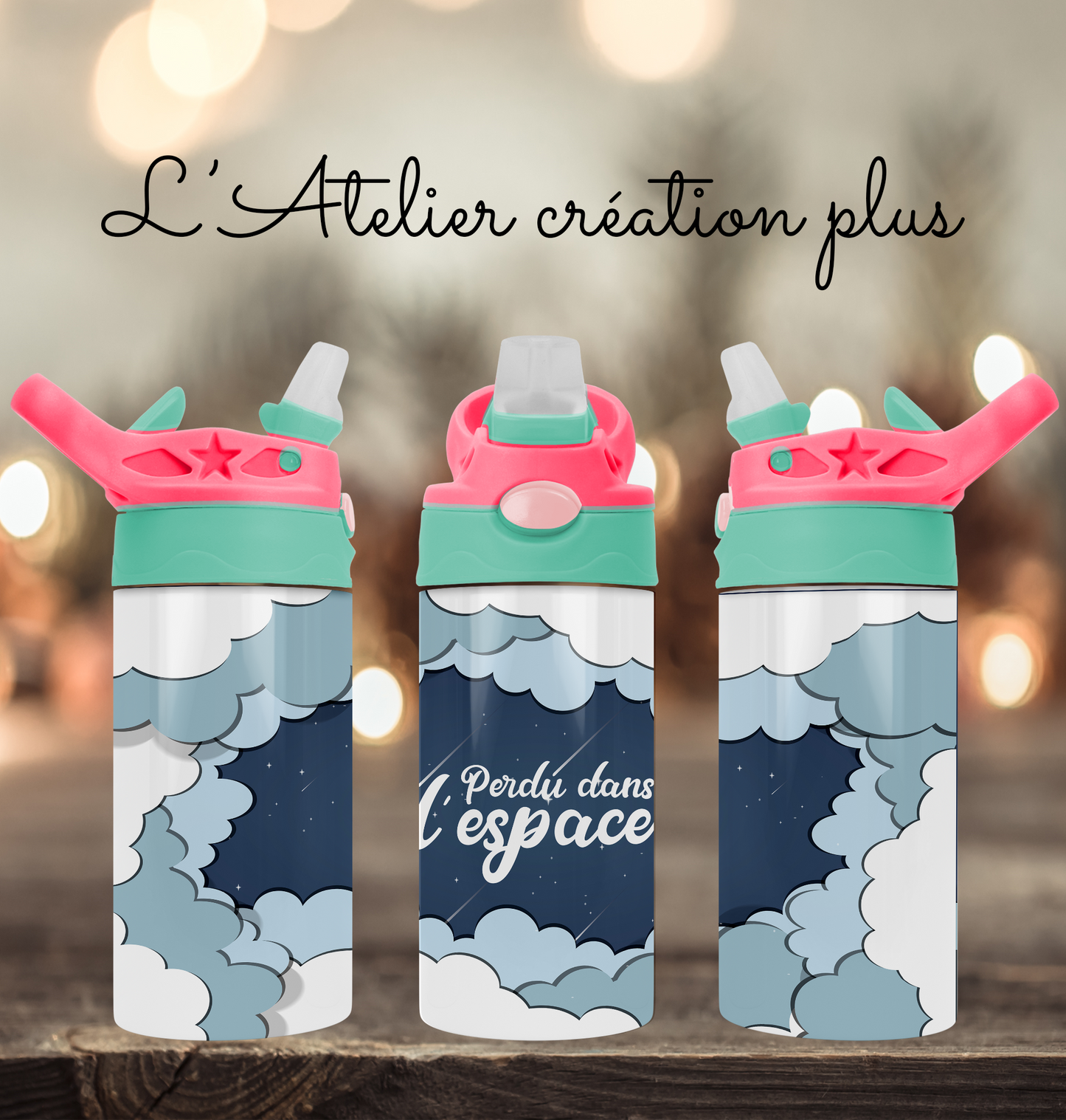 Bouteille enfant "Perdu dans l'espace"