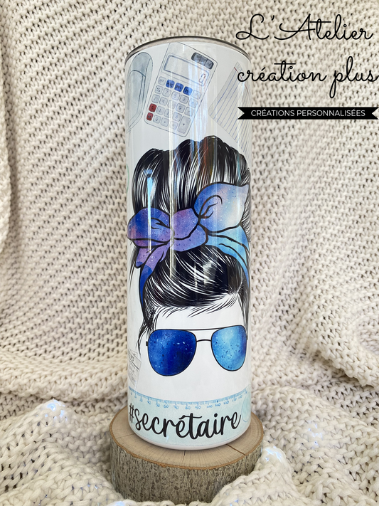 Tumbler 20oz "#secrétaire"
