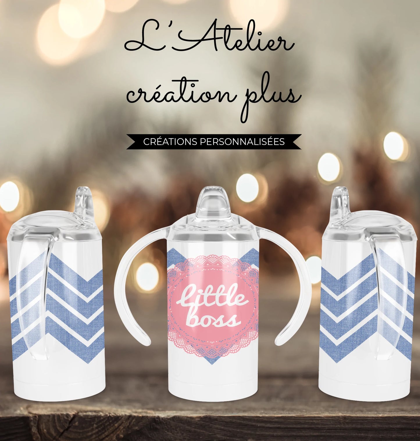 Design Sippy cup "Little boss"