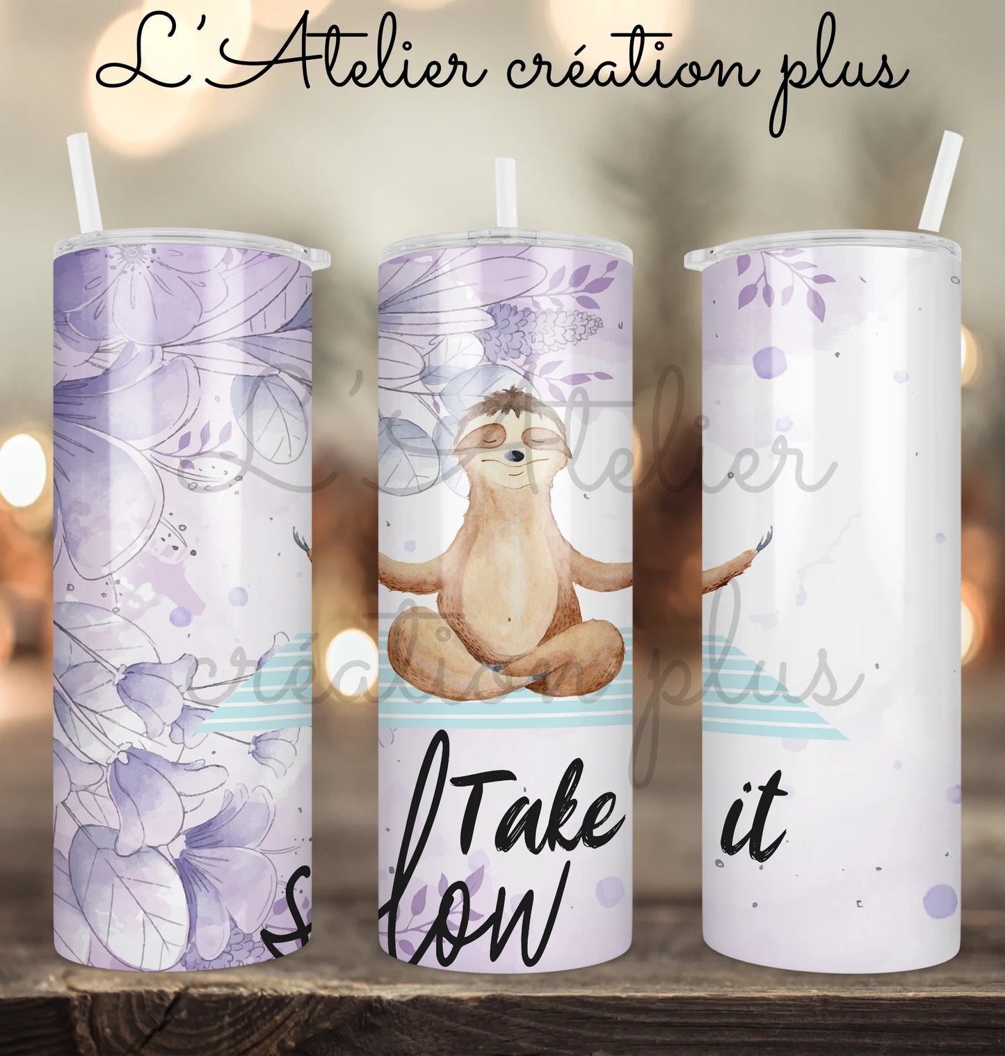 Design Tumbler 20oz "Take it slow"