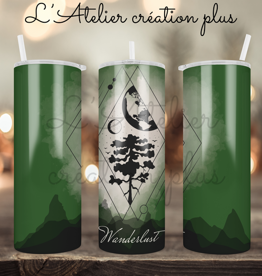 Tumbler 20oz "Wanderlust"